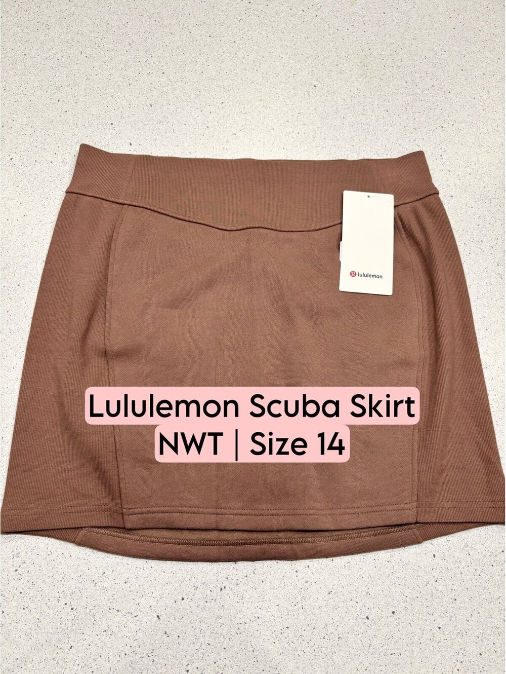 Lululemon Scuba Skirt Size 14 NWT